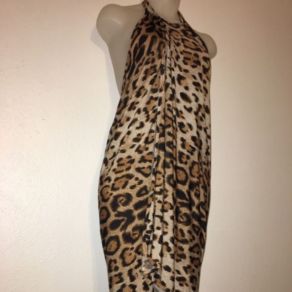 Leopard wrap cover up One size fits most